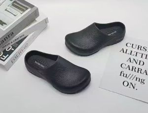 Non-slip shoes chefs shoes half-pack work shoes restaurant shoes garden shoes  series light slippers