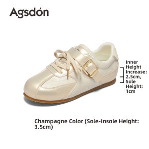 Agsdon | New Autumn Thick Sole Inner Elevator Training Shoes