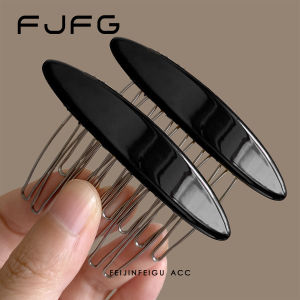 Princess Style Anti-Slip Side Bun Hair Combs Womens Bangs Acetate Frizz Beads Hair Accessories Original Design Outburst