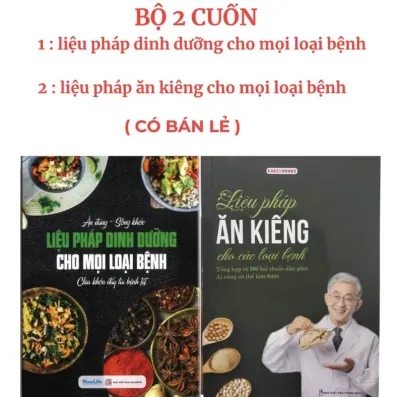 Sách - Bộ 2 cuốn: Liệu pháp dinh dưỡng + Liệu pháp ăn kiêng
