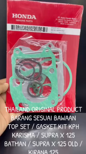 Original Top Set Karisma / Supra X 125 Batman / Supra X 125 OLD / Kirana 125 Gasket KIT KPH KD655