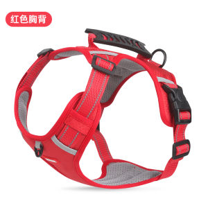 Large Medium Dogs Leash Walking Rope Vest Type Chest Strap Pet Dog Harness Collar Terrier Corgi Pet Chain Neck Cover