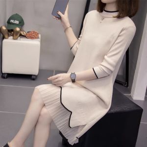 Elegant Stylish French Feeling High-Class Winter Dress