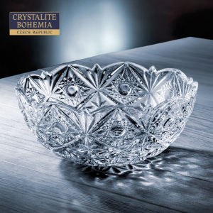 Bohemian Crystal Glass Fruit Basket European Style Small Fruit Tray Fruit Bowl Elegant Dining Table Decor Kitchen Accessories