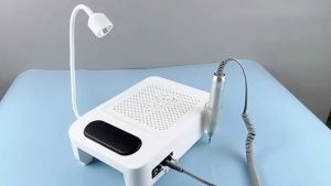 MS.W 4 in 1 Multi-function Nail Dust Collector Nail Drill Machine and UV Lamp Nail Dryer Manicure Kits & Accessories