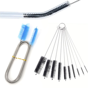 Fish Tank Pipe Cleaning Brush 155cm Spring Brush Double-Ended Hose Cleaning Brush Trachea Pipe U-shaped Pipe Cleaning Tool