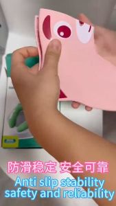Foldable Toilet Seat Baby Toilet Training Seat Pad Cushion With Non-Slip Suction Cups For Travel