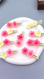 Jepit Bunga Poni Wanita 6CM Aksesoris Rambut Hair Clips Flower Aesthetic Korea Fashion Feminim Premium