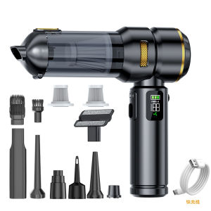 98000PA Powerful Cordless Handheld Car Vacuum Cleaner With LED Light Portable Mini Vacuum Blower For Home & Car Cleaning