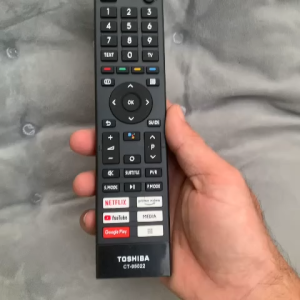 Remote điều khiển tivi TOSHIBA Mã 08 CT-95022 Giọng nói - Tặng kèm pin - Gia Dụng Bo Bi