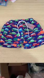 ＜107＞ 2022 Quần Áo Trẻ Em Mẫu Mới Mùa Hè Quần Đùi er Có Thể Điều Chỉnh Ren In Hoa Thời Trang Cho Bé Trai Và Bé Gái Quần Đi Biển Suối Nước Nóng