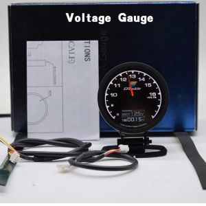 Car Greddi LCD Digital Display 7 Light Colors Oil Pressure Water EXT Temp Turbo Boost RPM Gauge Set with Sensor
