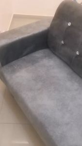 Sofa Kain Sofa Baldu Sofa Kulit FREE STOOL Fabric Sofa  + Stool  3 Seater / PVC / Velvet Sofa  L Shape