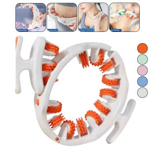 1 PCS Round Massager Roller Leg Massager 360 Multifunctional Ring-shaped Leg Clamp Slimming Ring Massager Pelvic Floor Muscle Trainer Muscle Relaxation Roller Device