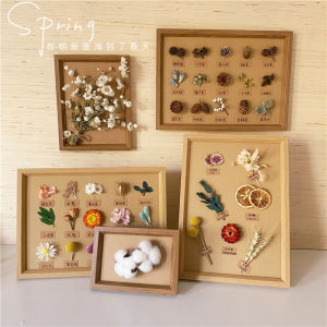 Handmade 3D Dried Flower Eternal Flower Picture Frame Wall Decoration Desktop Ornaments Hanging Wall Picture Frame Rose Forest System 6