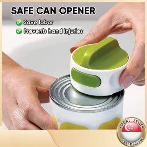 SG Safety Can Opener Bottle Opener/Injury Proof Labor-saving Manual Beer Opener Jar Beverage Opener Safety Rotating Side