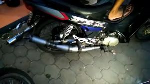 Knalpot Fiz R Standar Racing Drag Galvanis Suara Mantap