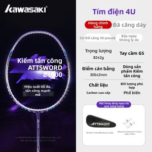 Kawasaki | Bộ Vợt Cầu Lông Tấn Công Cao Cấp Chuyên Nghiệp Đơn Đôi