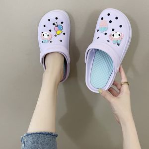 รองเท้าหัวโตผู้ใหญ่ รองเท้าเมโลดี้ สีพาสเทล น่ารักสุดๆ รองเท้าแตะยางนิ่มแบบสวมรัดส้น นิ่มใส่สบาย