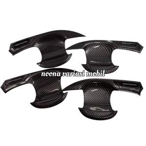 Cover Handle Outer Tutup tangki bensin Mitsubishi destinator Hitam Carbon