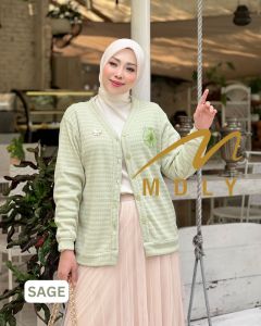(9) MDLY KHEVA  Atasan Cardigan wanita Kheva Cardigan by Mdly. Nazra Sha