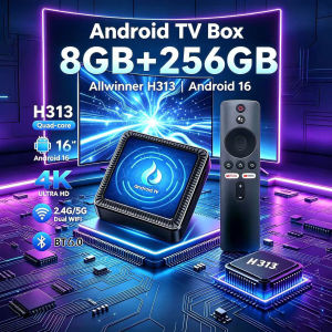 Android 16 Q17 TV Box AllwinnerH313 8K Ultra HD WiFi 6 4GB RAM 64GB Bluetooth6.0 ROM 8K  Player Smart TV Box Set Top Box