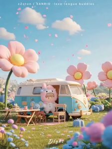 TOPTOY Line Friends Sanrio Love-League Buddies Series Vinyl Plush Blind Box