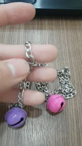 Vòng cổ có chuông cho thú cưng size lớn (sóc Bắc Mỹ sóc Hymalaya chó mèo...) inox không gỉ