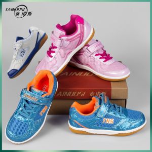 Giày Bóng Bàn Trẻ Em TNS Giày Tập Luyện Thể Thao Giày Chạy Bộ Chống Trượt Bằng Cao Su Giá Đặc Biệt Giày Thể Thao Cho Trẻ Em