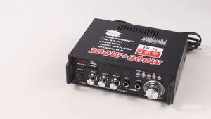 TaffSTUDIO Bluetooth EQ Audio Amplifier Karaoke Home Theater FM 600W - AV-298BT