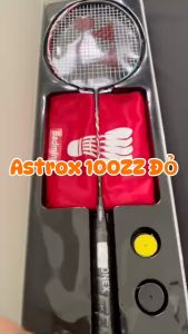 Vợt Cầu Lông Yonex Astrox 100ZZ Kurenai Đỏ Bản Full Hộp Căng Sẵn 10.5kg Kèm Cuốn Cán Túi Đựng Vợt