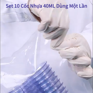 Set 10 Cốc Nhựa 40ML Dùng Một Lần Tiện Dụng Pha Lê Epoxy DIY - RA888 SHOP