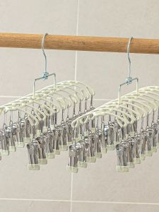 Loolecondera | Space-saving Multi Clips Sock Drying Rack 20 Clips