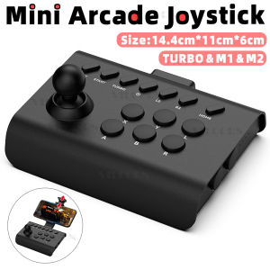 VILCORN Mini Arcade Joystick Wireless Gaming Controller for PC/Android/iOS Phones Fighting Stick for Street Fighter/Mame Game