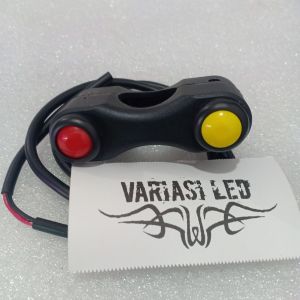 Saklar Stang Motor 2Tombol - Saklar On Off dan Dim - Saklar Stang Motor Universal - Saklar Kiri 2Tombol harga 1biji