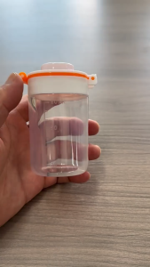 80ML Portable Double-Lid Milk Powder Container | Baby Kid Food Snack Storage Box Bekas Susu Tepung 双开盖奶粉盒