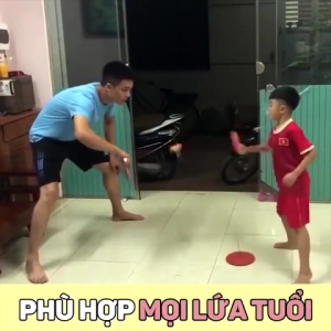 Đồ chơi đánh bóng bàn LOẠI VỢT GỖ cầm êm tay giúp phát triển khả năng phản xạ cho bé Giy Diy