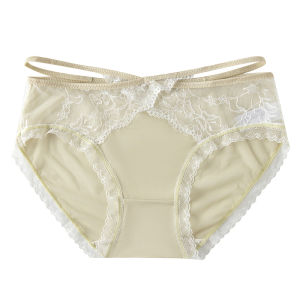 Quần lót nữ MiiOW làm bằng vải ren không vết hằn không bó sát thoáng khí