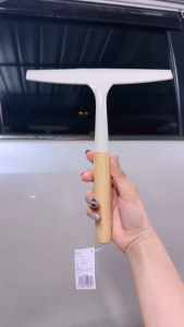 พร้อมส่ง ยางรีดกระจกด้ามไม้สั้น KASSA HOME ที่เช็ดกระจก ไม้รีดน้ำซิลิโคน ที่เช็ดกระจก เข้ามุมได้ง่าย