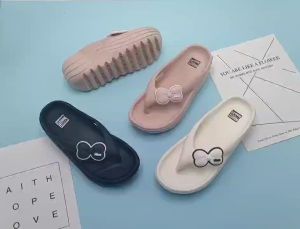 Wedges Slippers For Woman Fashion Thick Bottom Flip-Flops Non-slip Comfortable