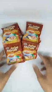 Jahe Merah Plus Gula Aren Ratu Lebah 10 Sachet