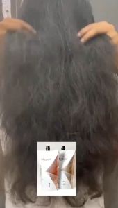 Lourich Keratin Complex Hair Rebonding 1&2 1250mlx2 - Natural Smoothing Cream for Soft, Smooth and Shiny Hair