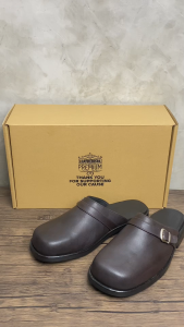 Leatherista Ginoo ( Full Grain Leather Mules Clogs Shoes for Men )