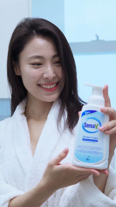 SensaV Shower Foam Ultimate | Gentle Cleanse • Strengthens Skin Barrier ...