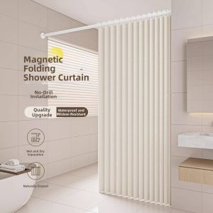 ISLAND ELEPHANT | Magnetic Waterproof Extra-thick Mildew-resistant Bath Curtain