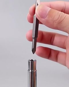 Bộ Tuốc Nơ Vít Hai Đầu 6 Trong 1 5/7mm Có Rãnh PH1 PH2 6.35mm 8mm Hex Bit Từ Tính Dụng Cụ Cầm Tay Sửa Chữa Gia Đình Có Tay Cầm