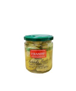 LaRamBla Whole Artichoke Hearts อาร์ติโชกเต็มผลในน้ำเกลือ ขนาด 415g.