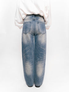 Dead on Arrival Vintage Washed Low Waist Straight Leg Jeans High Waist Tummy Control Bootcut Denim Jeans Womens Premium Jeans