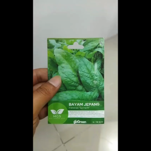 Benih Biji Bibit Bayam Jepang Horenzo "Spinach" Mix Garden Seed - 1 Pcs