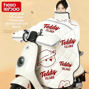HELLOLEIBOO | Winter Thickened Windproof Cover for Children and Parents on Three-Wheeled Electric Scooters